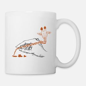 Giraffe Paint Brush Mug, Haut Qualité , كأس ,كوب مخصص ,هدية عيد ميلاد