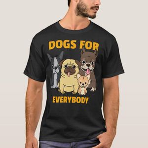 Dogs For Everybody Cute Dogs Dog Owner Matching Do T-Shirt unique design - t shirt tres bon qualite