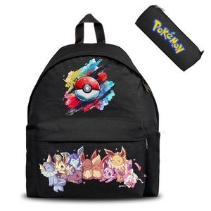 Cartable et trousse POKEMON, pikachu, cartoon - Backpack - Sac à Dos Scolaire