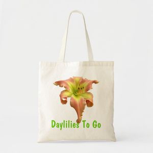 Tote bag daylilies to go and Unique, haute qualité