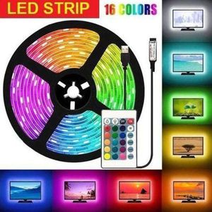 Bande lumineuse à led couleurs 5m avec usb haute qualité, bluetooth