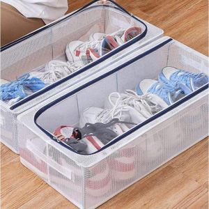 2 Boîtes de Rangement Transparentes pour Chaussures pour entrée - placard ou sous le lit
