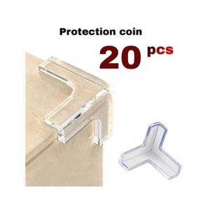 20pcs Protection Coin de Table, Protege Coin Transparent de Table Bébé,  Protections Coins pour Enfan