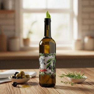 Bouteille Distributrice d'Huile d'Olive en Verre