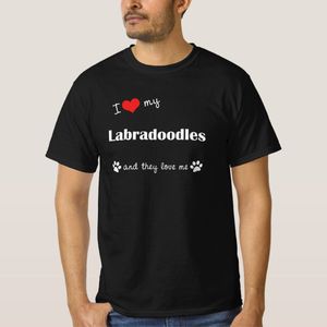 I Love My Labradoodles (Multiple Dogs) T-Shirt unique design - t shirt tres bon qualite
