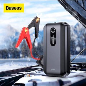 Baseus Démarreur de batterie de voiture, banque d'alimentation 16 000 mAh,  1600 A PD 65 W, chargeur de batterie de voiture d'urgence, dispositif de  démarrage à prix pas cher