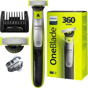 Philips - Rasoir Électrique Hybride Corps et Visage OneBlade 360 le paquet avec un kit compris (Origine France)