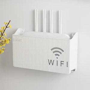 Étagère murale pour routeur et câbles – Design moderne