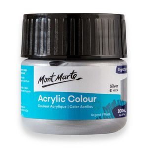 Mont Marte Peinture acrylique 100ML - Argent