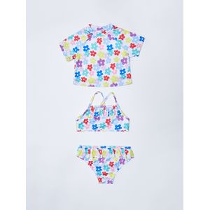 Lc Waikiki Ensemble bikini bébé fille en tissu souple imprimé 3 pièces