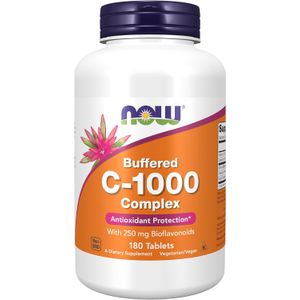Now Foods Complexe à la vitamine C 1000 tamponnée 180 comprimés 