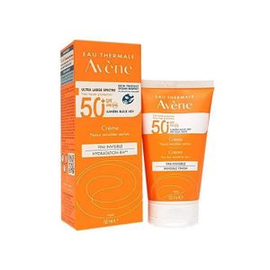 Avene ECRAN CRÈME solaire Très haute protection peau sensible sèche visage Spf50+ 50ML original