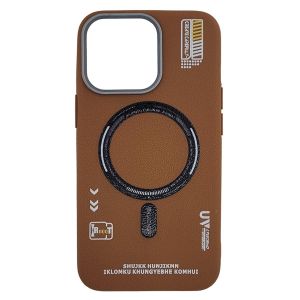 Pochette silicone pour iPhone 13 Pro Marron 