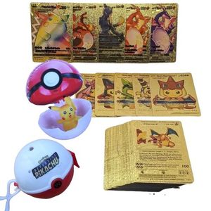 EVOLVING SKIES-Cartes Pokémon Anime avec boîte en métal, jouets de