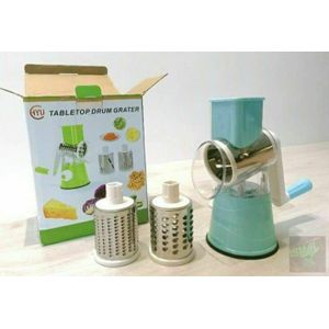 3-In-1 Tabletop Drum E Grater shredder Slicer grater Stainle