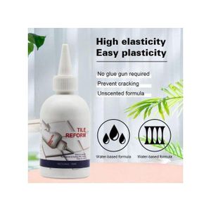 Kit Réparation Carreaux de Céramique – Réparateur Éclats, Fissures & Rayures, Couleur Argent, Rénovation Carrelage Maison