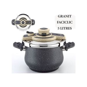 Rohs cocotte minute,casserole,couscoussier multifonction 3EN1 18/10 INOX ,4L  à prix pas cher