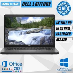 Dell Latitude 5310 - 16Go - 256Go SSD - W11 - prix Maroc