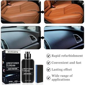 Crème protectrice pour cuir et surfaces intérieures de voiture