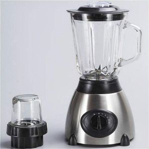 Mixeur Multifonctionnel Blender Bol en Verre 1,5L + Moulin à Épices et Café 2200W