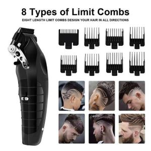 Kemei Tondeuse à cheveux pour hommes , tondeuse à cheveux électrique, machine professionnelle pour couper les cheveux, tondeuse à barbe