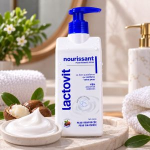 Lactovit Lait Corps Nourrissant Peau Normale à Sèche 48H