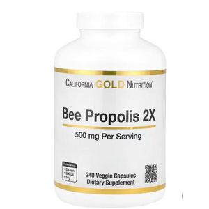 Propolis bee propPropolis Bee Propolise d'abeille 2X, (propolis) 500 mg, 90 capsules végétariennes