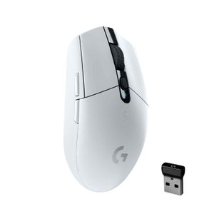 Logitech G305 Souris Gaming sans Fil, Capteur Gaming HERO, 12 000 PPP, Ultra-Léger, 6 Boutons Programmables, Batterie Longue Durée, Mémoire Intégrée, Compatible avec PC/Mac - Blanc