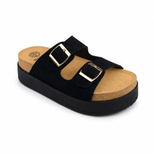 Barco sandale compense pour femme confort 916 noir
