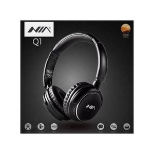 Nia Casque Q1 avec Bluetooth et Lecteur Micro SD