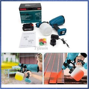 Pistolet à Peinture Sans Fil 48V MAX – Pulvérisateur Électrique Portatif avec Batterie Rechargeable, Réservoir et Accessoires – Idéal pour Peinture, Rénovation et Bricolage