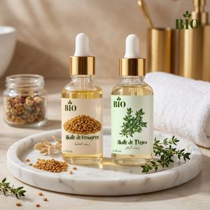Bio Pack Soin Cheveux 50 ml : Duo naturel pour nutrition et éclat intense