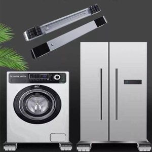 Support de Réfrigérateur Réglable – Base Ajustable pour Machine à Laver, Réfrigérateur et Congélateur