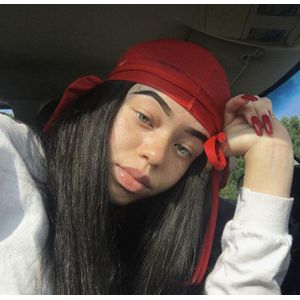 New Durag RED pour UNISEX Style Streetwear