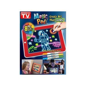 Tablette Magique 3D planche à dessin créative enfants stylo LED lumières Art carnet de croquis
