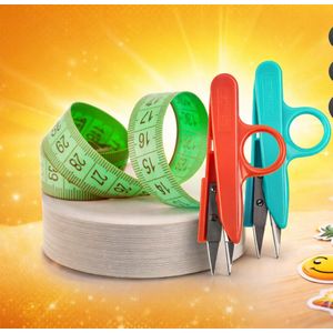 Pack 2 Ciseaux 1 mètre de Coupe Rapide à Pointe Tranchant pour la Couture
