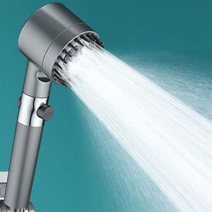 Pomme de douche HAUTE PRESSION + Filtre, Douchette à 3 modes, brosse