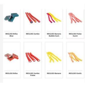 Michoc Bâtonnets de Réglisse REGLISO 100 PCS PACK ALEATOIR.