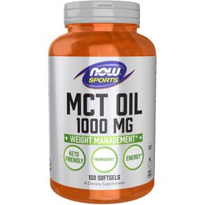 Now Foods MCT OIL ( Sports, Huile TCM,) 1000 mg, 150 capsules