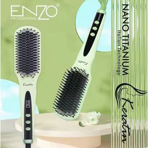 Enzo فرشاة شعر كهربائية هوائية للتسخين السريع احترافية