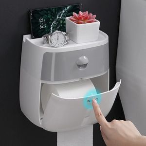 Generic Porte papier toilette avec support téléphone - Noir à prix pas cher