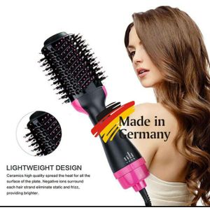 Brosse à air chaud - One Step - Brosse Soufflante - Technologie de boucle automatique - Ioniseur d'air - Mixte