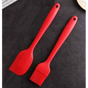 Generic 1pcs Spatule à gâteau en Silicone Résistant à la chaleur, Spatule  Cuisine Patisserie grattoir à crème à prix pas cher