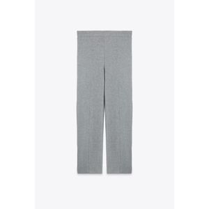 Marwa بنطال محبوك أزرق فاتح