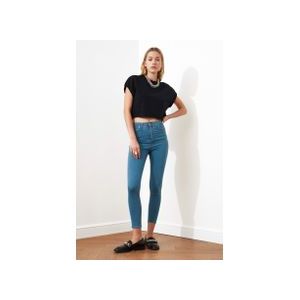 Trendyol Indigo High Waist Skinny Jeans TWOSS20JE0301.