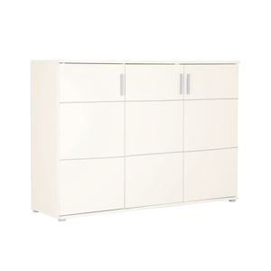 Kitea Commode JONAS 3 portes - Blanc