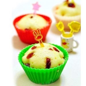 SILIVO Moule a Mini Muffin 24 Moules Silicone, Moule Mini Cupcake