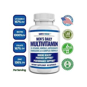 Booster d'énergie, épaississement, santé de la Prostate, Endurance et supplément pour hommes