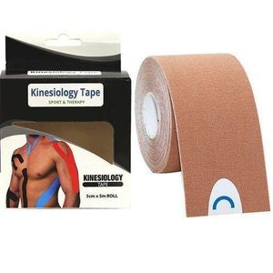 Kinesiology Tape Tape Bande élastique de Kinésiologie adhésive thérapeutique 2,5 cm x 5 m ROLL