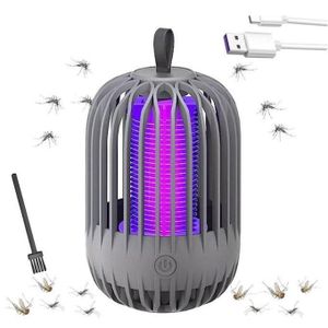 Lampe anti-moustiques électrique USB avec lumière UV et grille de protection